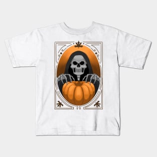 Deathly Pumpkin Kids T-Shirt